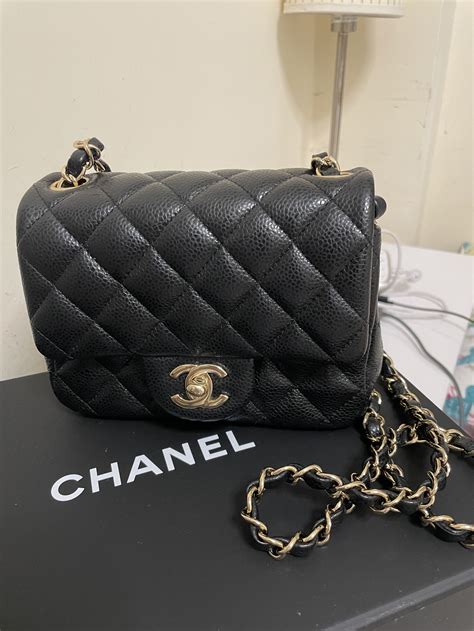 mini chanel 黑金牛